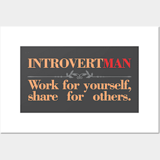 Introvert Sosial Interaction Posters and Art